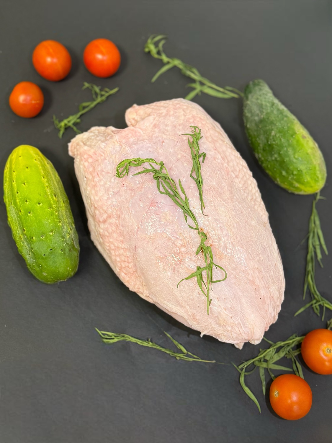 Куриная грудка с кожей